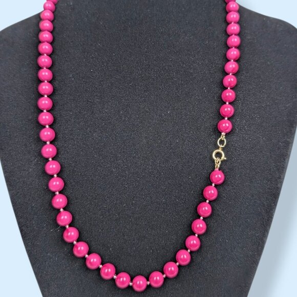 (2/$20) Vintage Pink Beaded Necklace - Picture 4 of 5